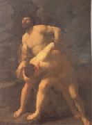 Guido Reni Hercules Wrestling with Achelous (mk05) France oil painting reproduction